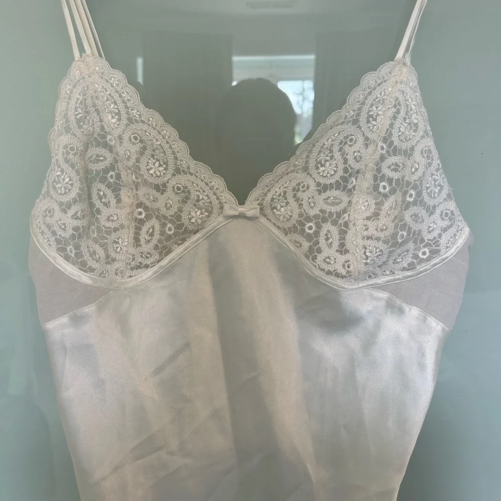 Oscar de la Renta White Slip Dress - Picture 3 of 7